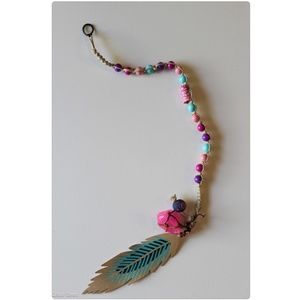 Disney’s Pink Avatar Inspired hair wrap macrame